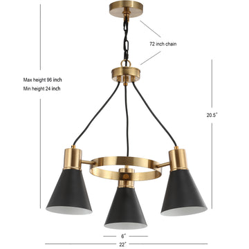 Apollo Metal LED Pendant
